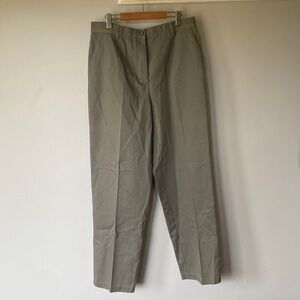 Hagar trouser green khaki pants cotton high rise